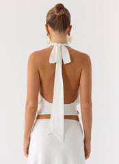 Ignite It Button Top - White