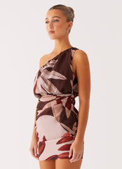 Indianna Mini Dress - Cinnamon Palm