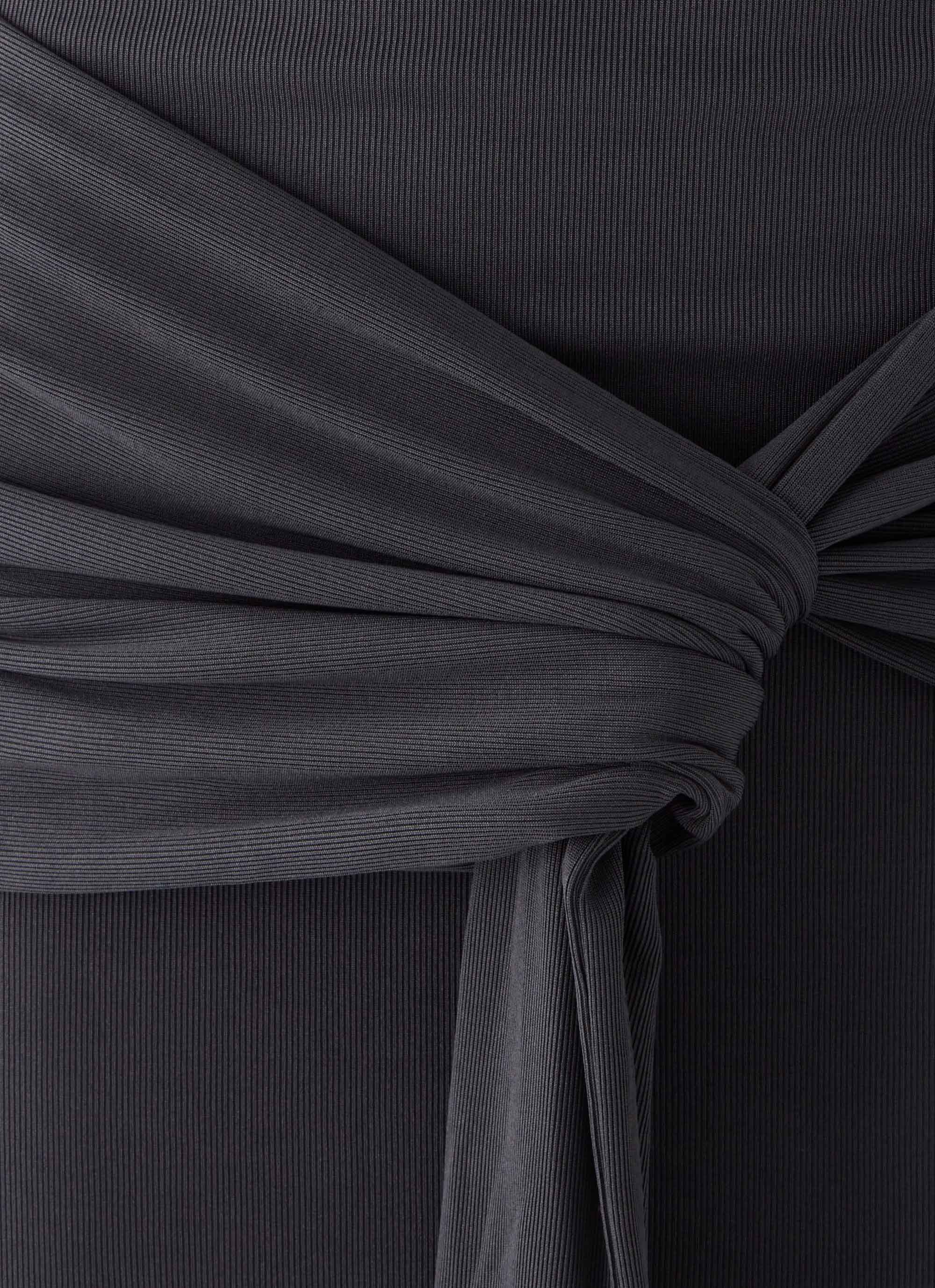 Jiliana Strapless Mini Dress - Charcoal