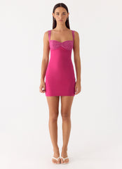 Marias Mini Dress - Fuchsia