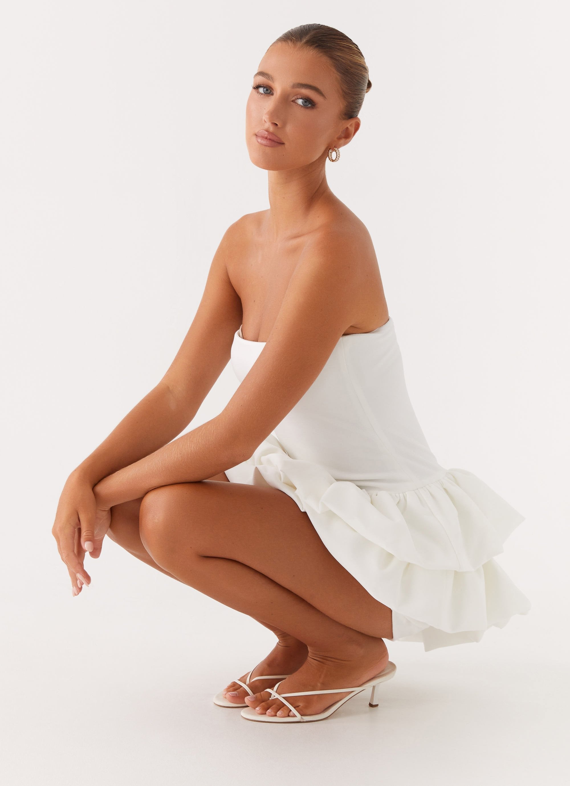 Marie Mini Dress - White