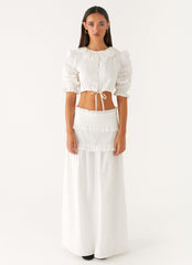 Melania Blouse - White