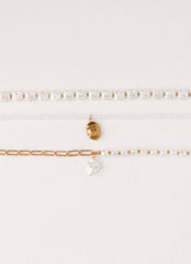 Minnie Necklace - Pearl