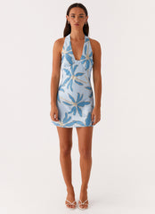 Miss Summer Mini Dress - Opulent Blue