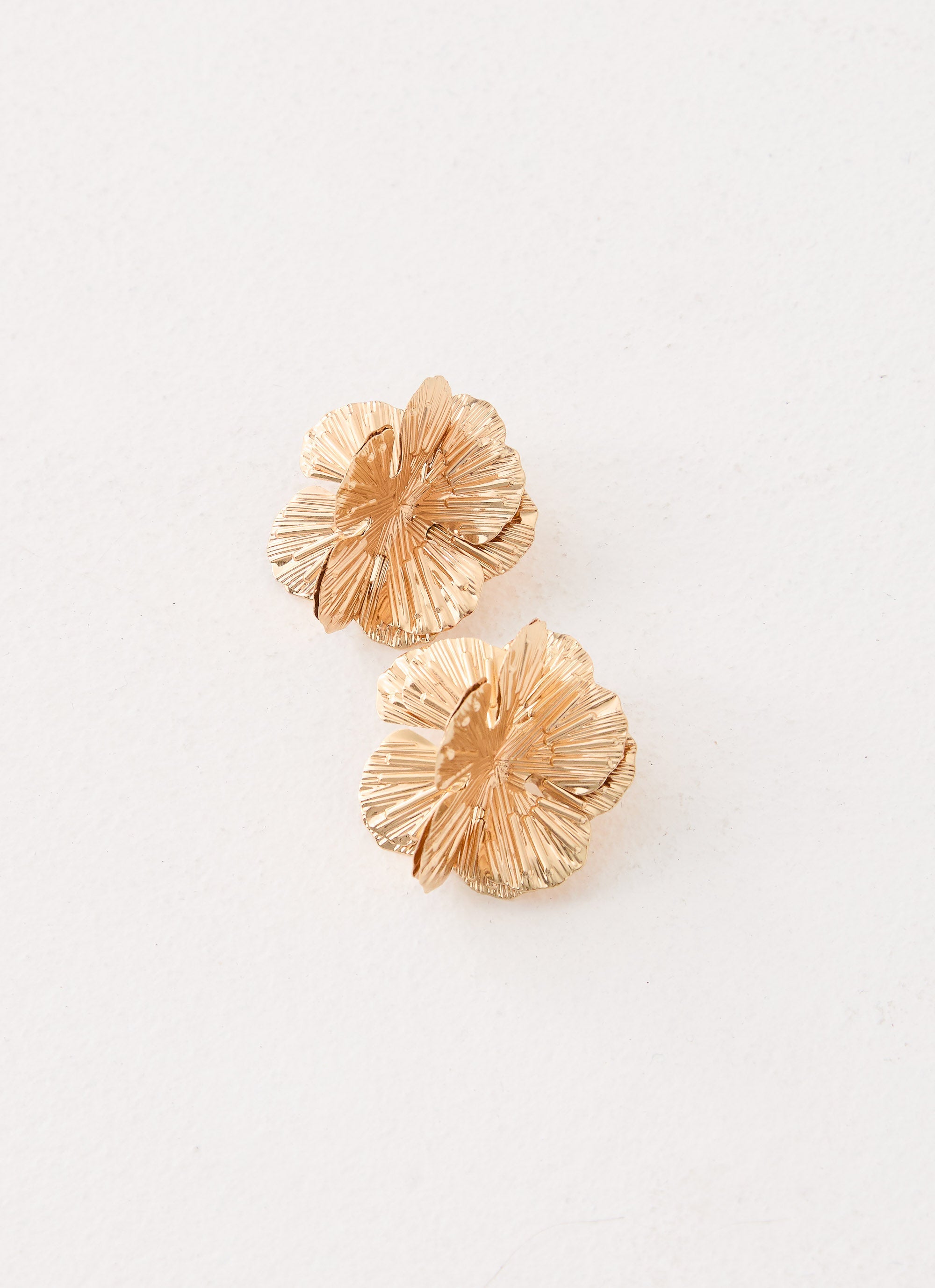 Peachy Dream Earrings - Gold