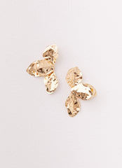 Stonelet Statement Earrings - Gold