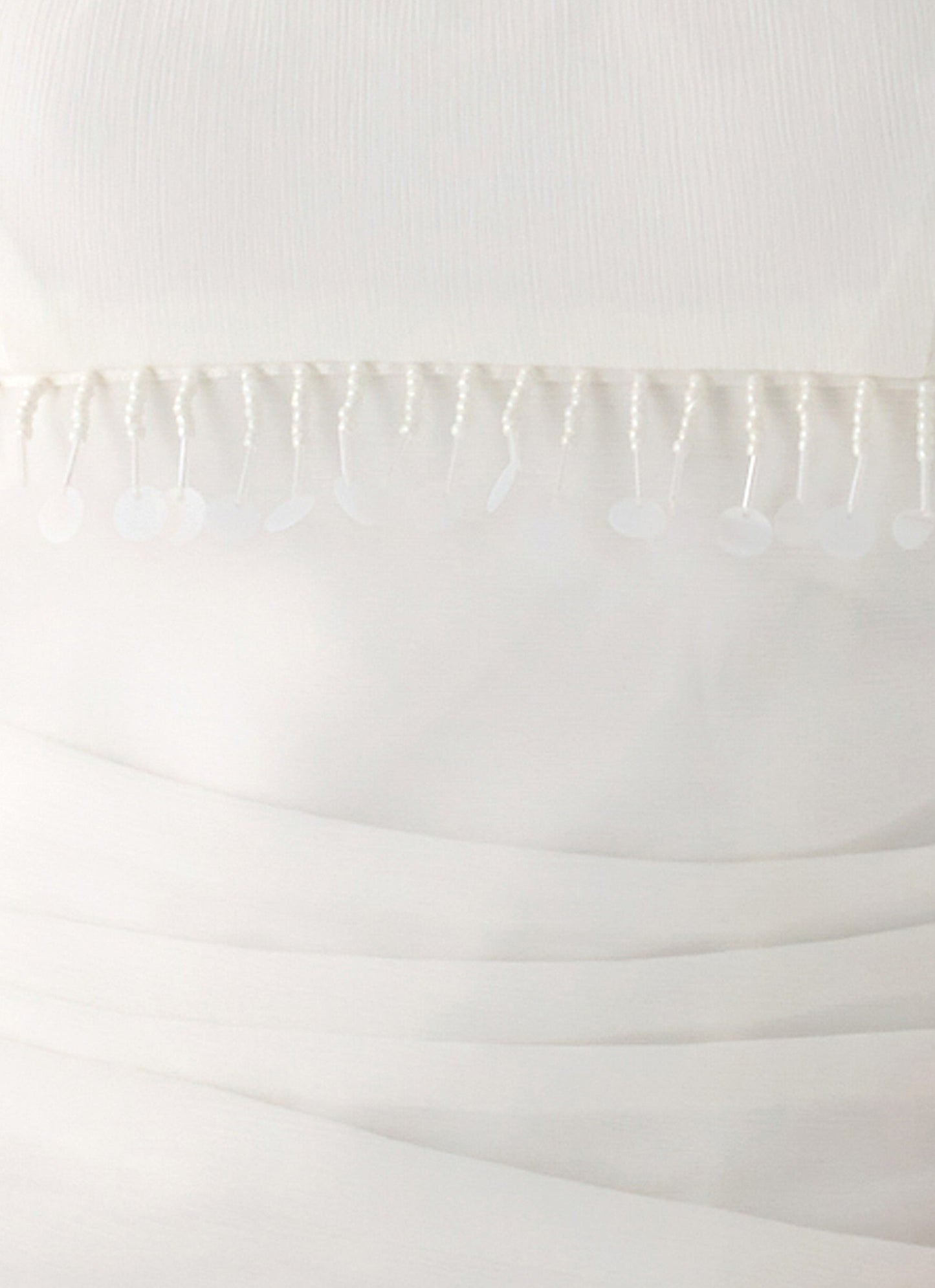 Perfect Celebrity Beaded Top - White