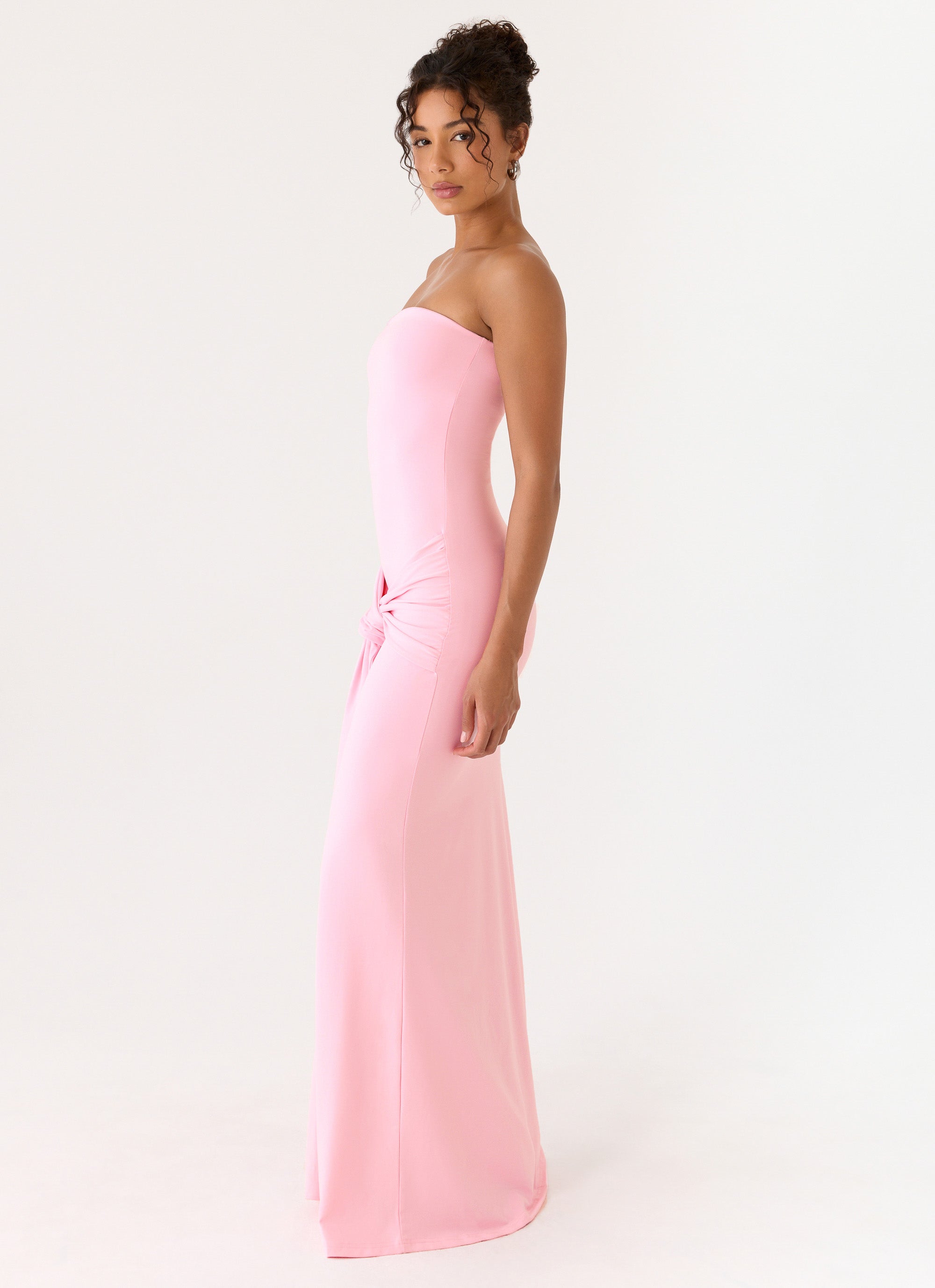 Sandrine Strapless Maxi Dress - Pink