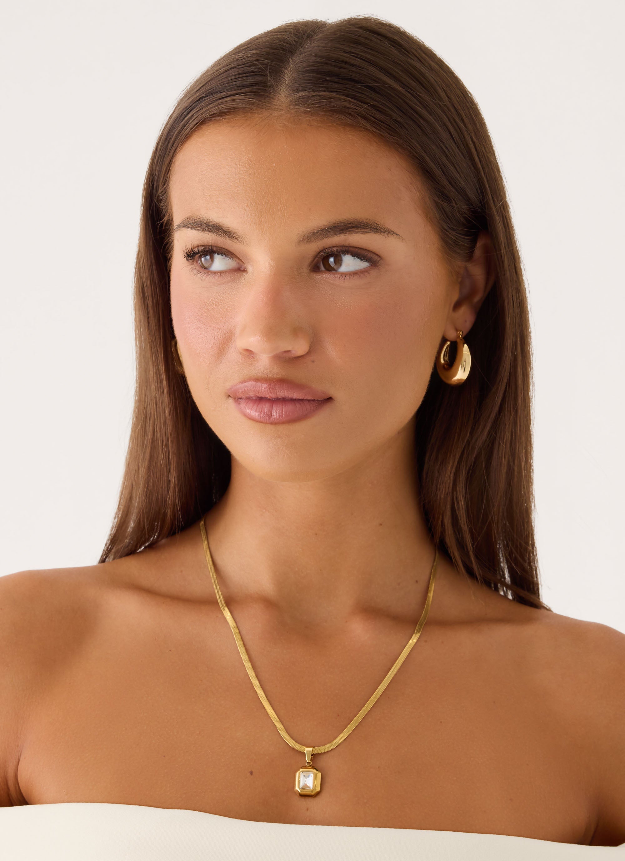 Soiree Charm Necklace - Gold