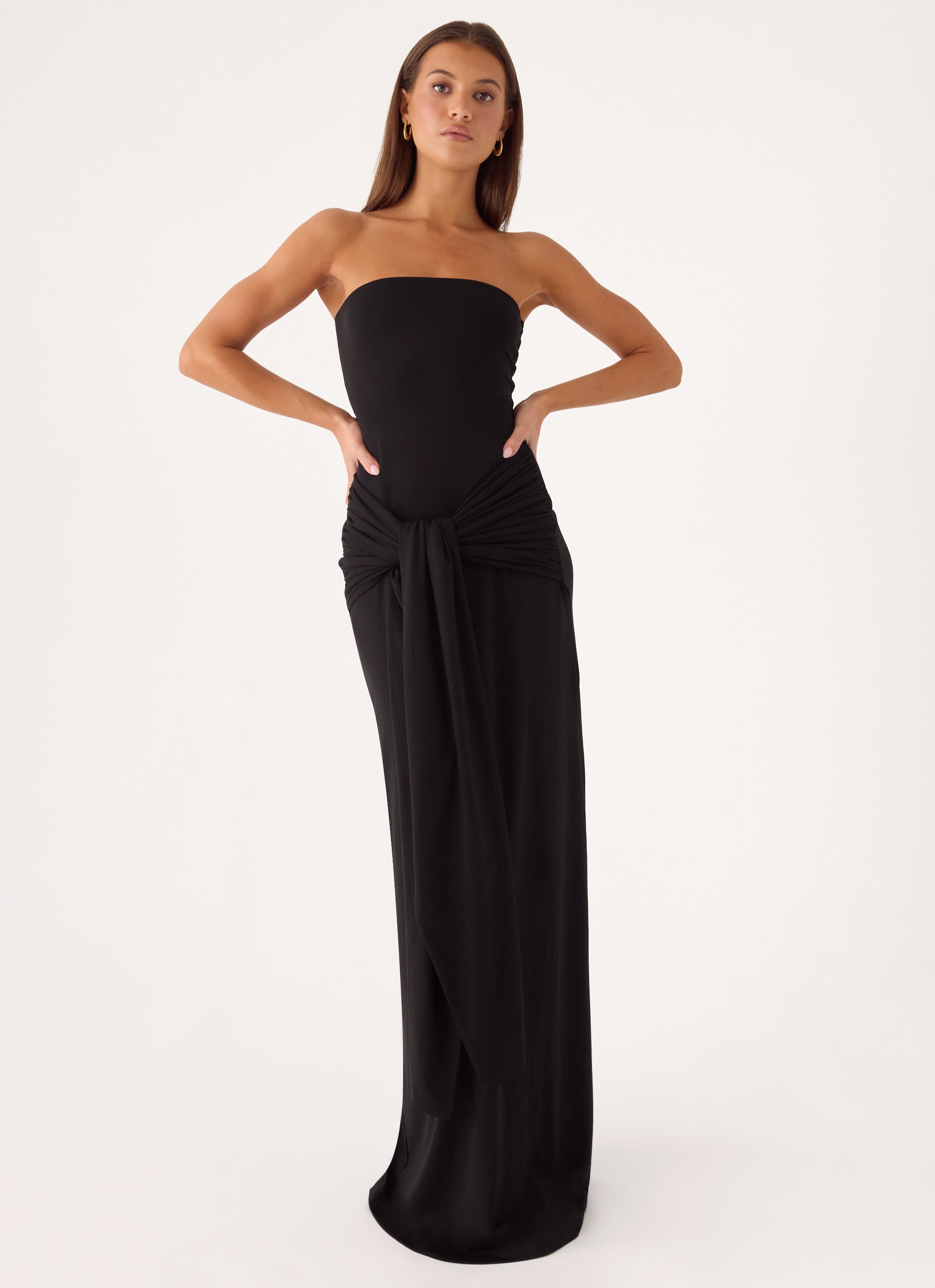 Stole My Heart Maxi Dress - Black