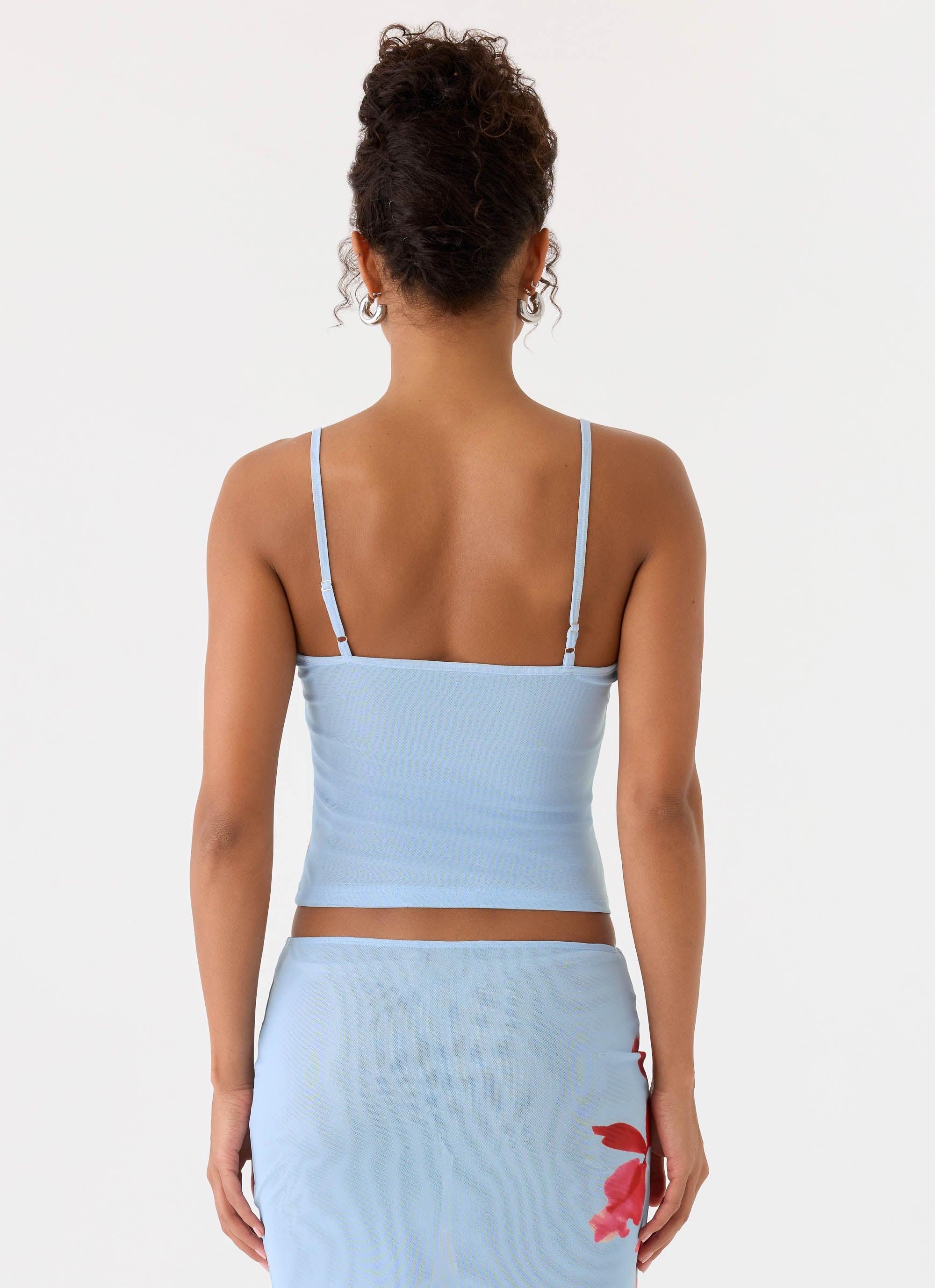 Tamia Cami Top - Blue Petal