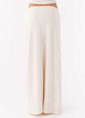 Tatum Low Rise Maxi Skirt - Ivory