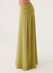 Willowmena Maxi Skirt - Lime