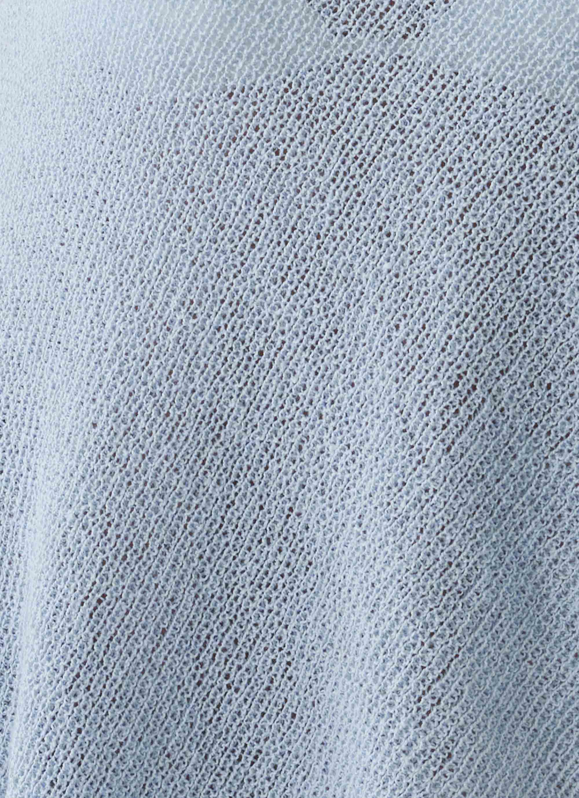 Yas Knit Cape - Blue